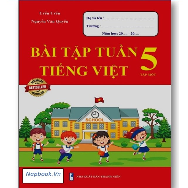 Sách - Bài Tập Tuần Tiếng Việt 5 - Tập 1 (1 cuốn)