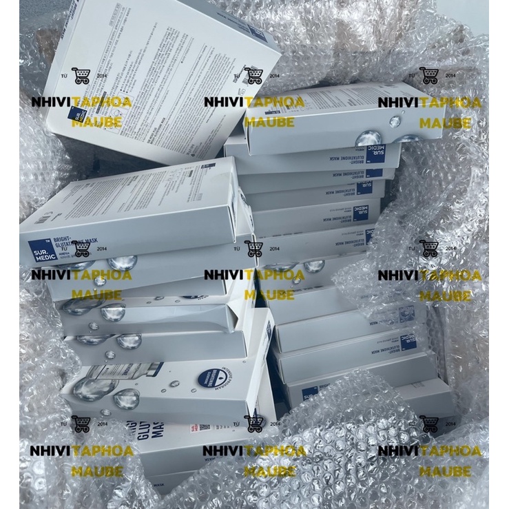 Mặt nạ trắng da dưỡng ẩm Sur.medic Bright Glutathione Hàn Quốc chính hãng.