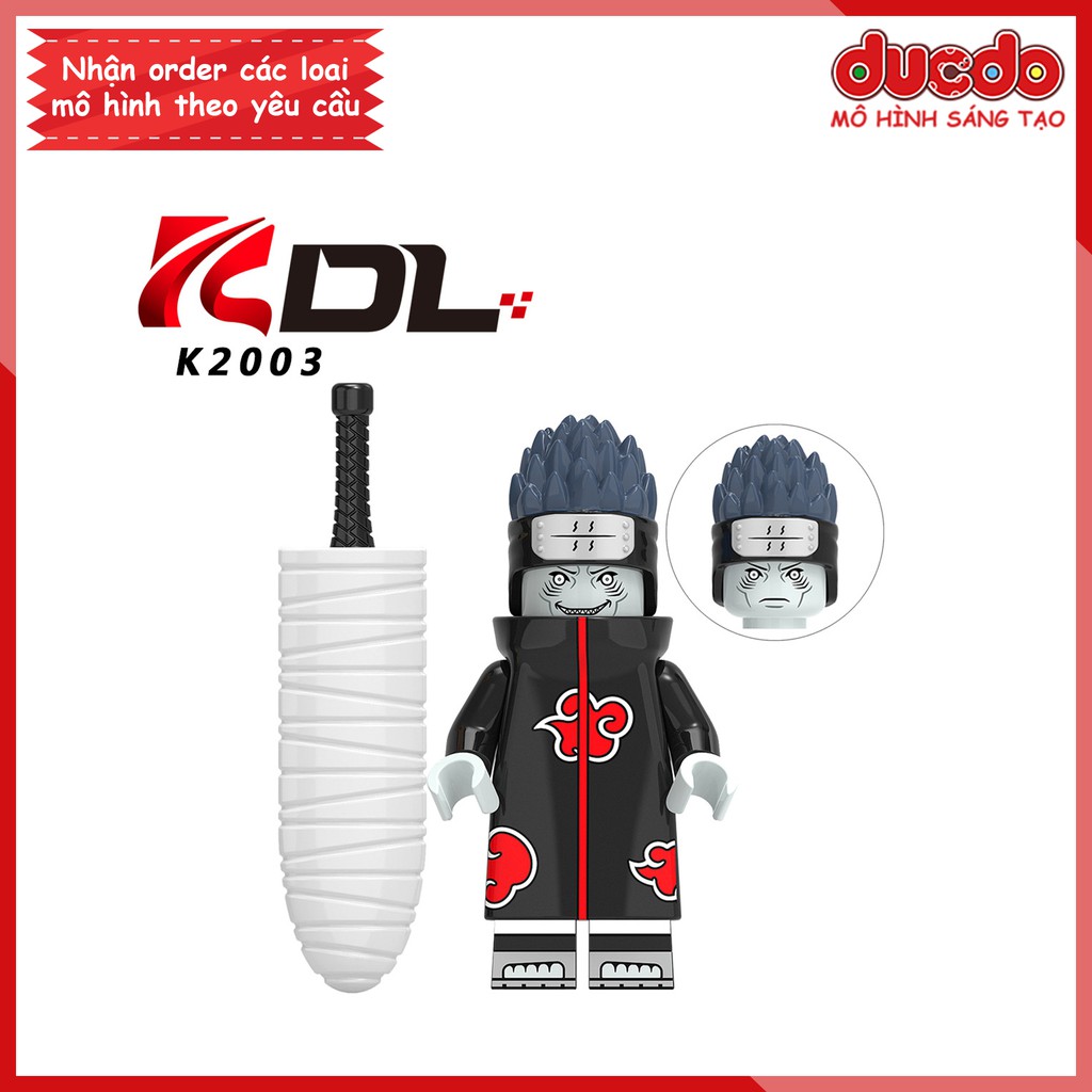 Minifigures các nhân vật Akatsuki trong Naruto - Đồ chơi Lắp ghép Xếp hình Mô hình Mini KDL801