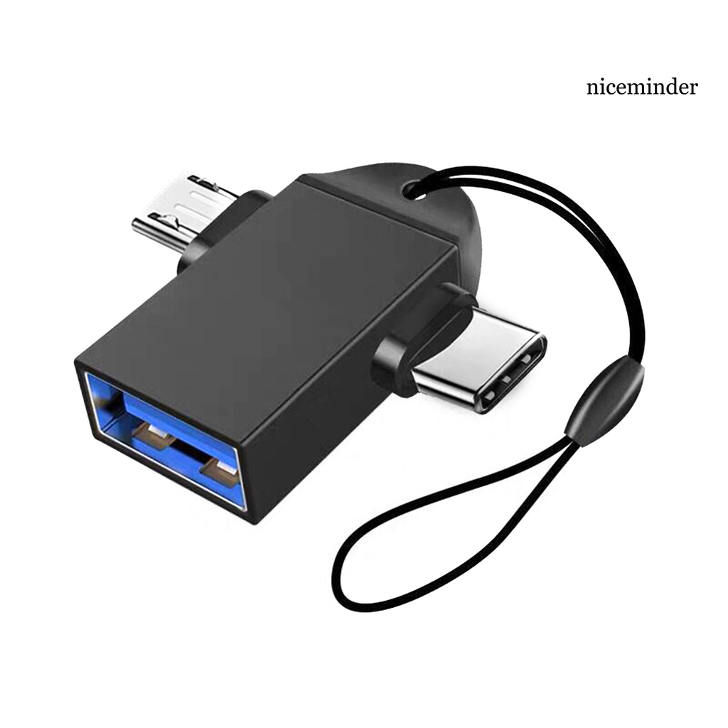 Đầu Chuyển Đổi NM 2 Trong 1 USB3.0 Sang TYPE-C OTG Cho Điện Thoại Di Động / Máy Tính Bảng / Laptop