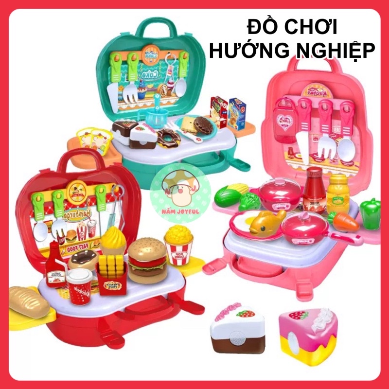 Vali đồ chơi hướng nghiệp, vali đồ chơi nấu ăn, đồ chơi kỹ sư, bác sĩ cho bé - Thư Viện Đồ Chơi