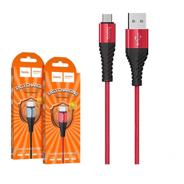 Dây Sạc nhanh Hoco X38 ( Type C-- Micro USB ) (5V-2.4A) Dài 1M-BH 12 Tháng