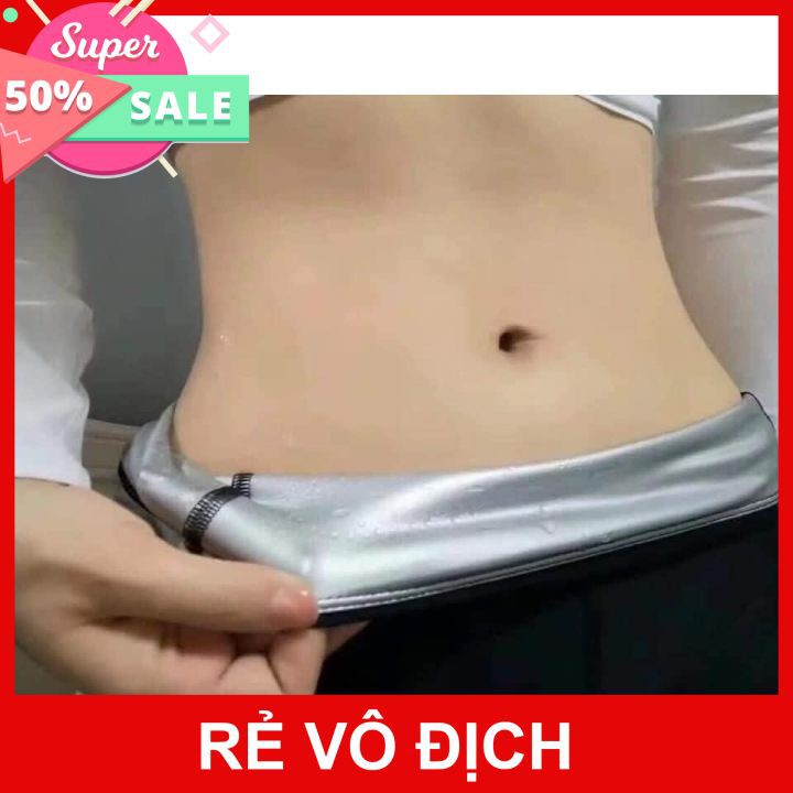 Quần Tan Mỡ Bụng Ra Mồ Hôi 💯 [FREE SHIP ]💯 Quần Nano Sinh Nhiệt