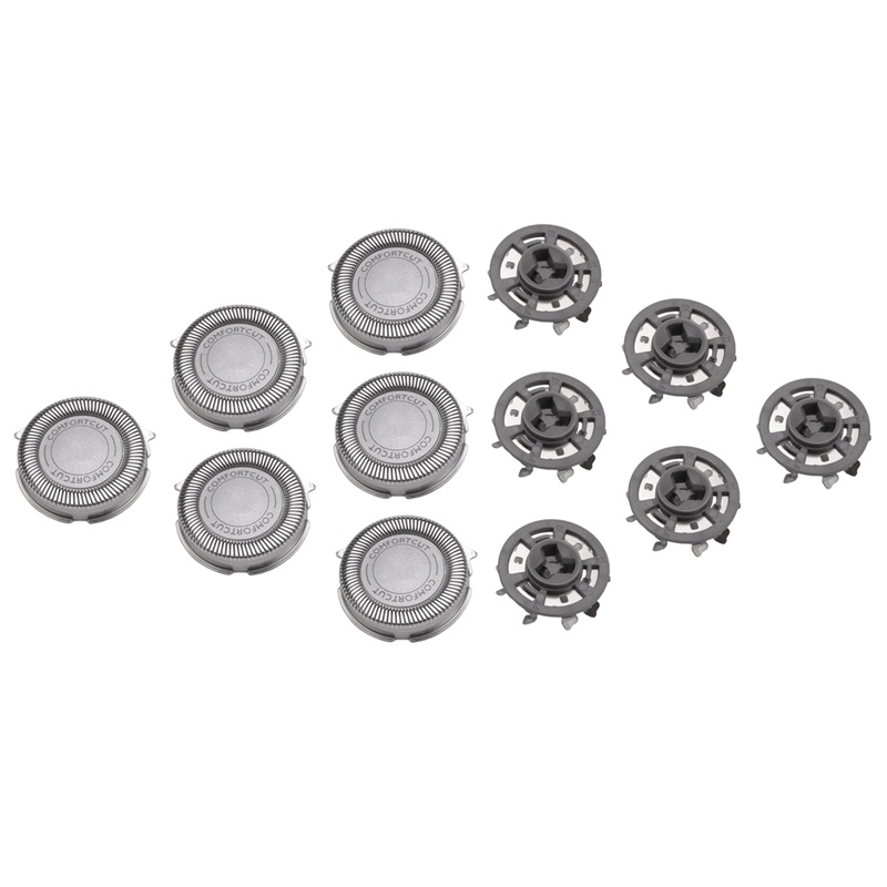 Set 6 Lưỡi Dao Cạo Thay Thế SH50 / 52 Cho Máy Cạo Râu Philips Norelco 5000 Series