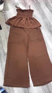 SET ÁO NHÚNG 2 DÂY QẦN SUÔNG