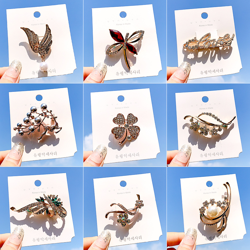 Ghim cài áo lụa thiết kế độc đáo cao cấp 2021