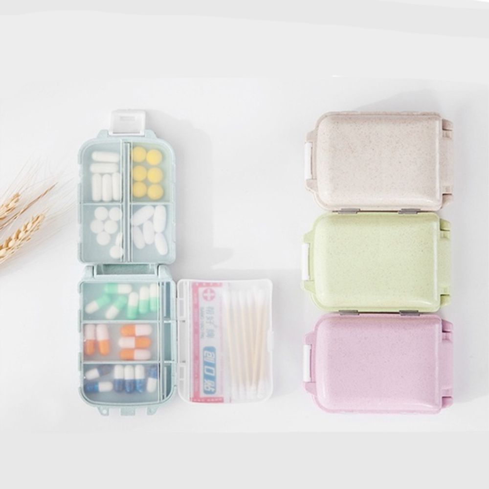 Hộp đựng thuốc 3 tầng bằng rơm lúa mạch có thể phân hủy được