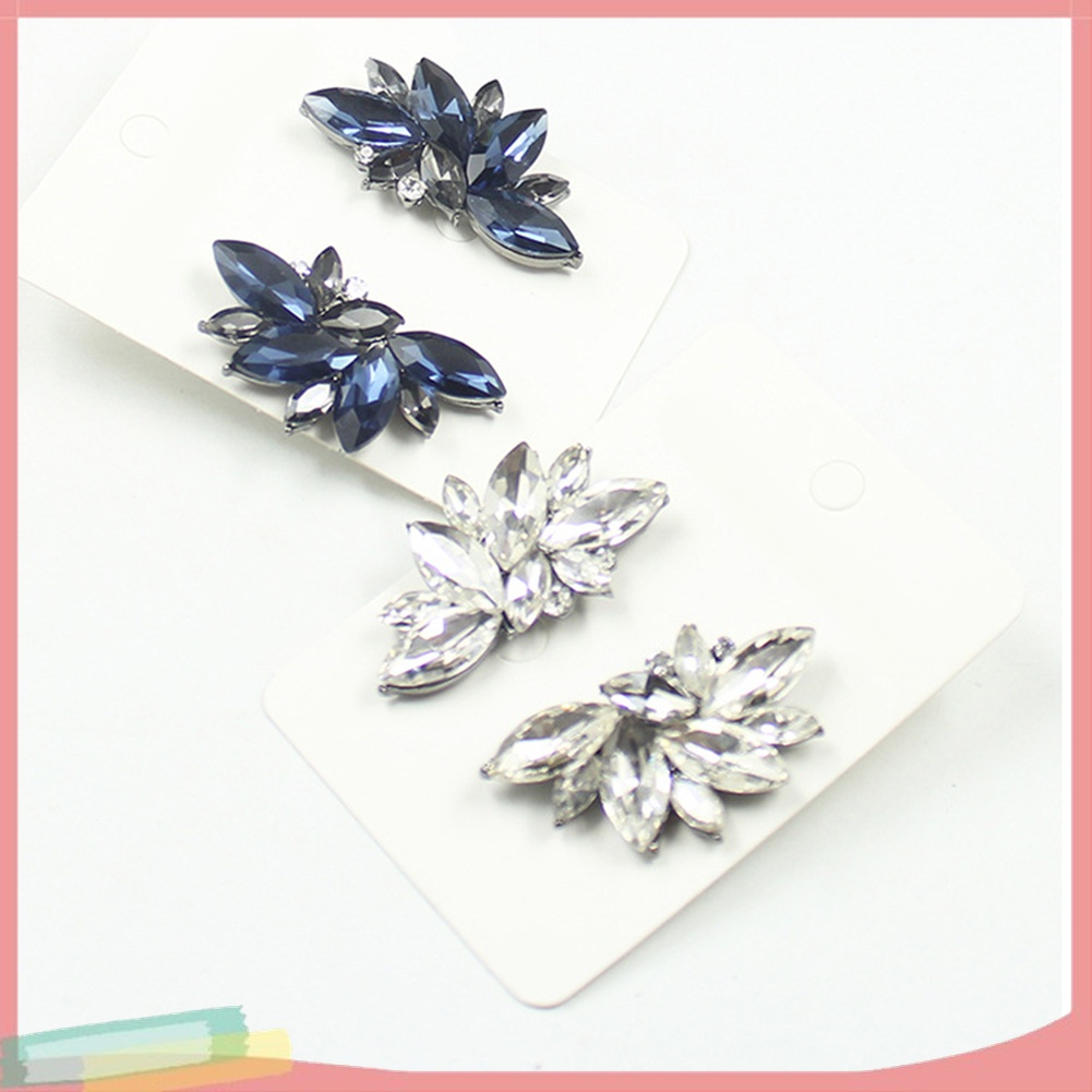 1 Đôi Khuyên Tai Đính Đá Thời Trang Dành Cho Nữ