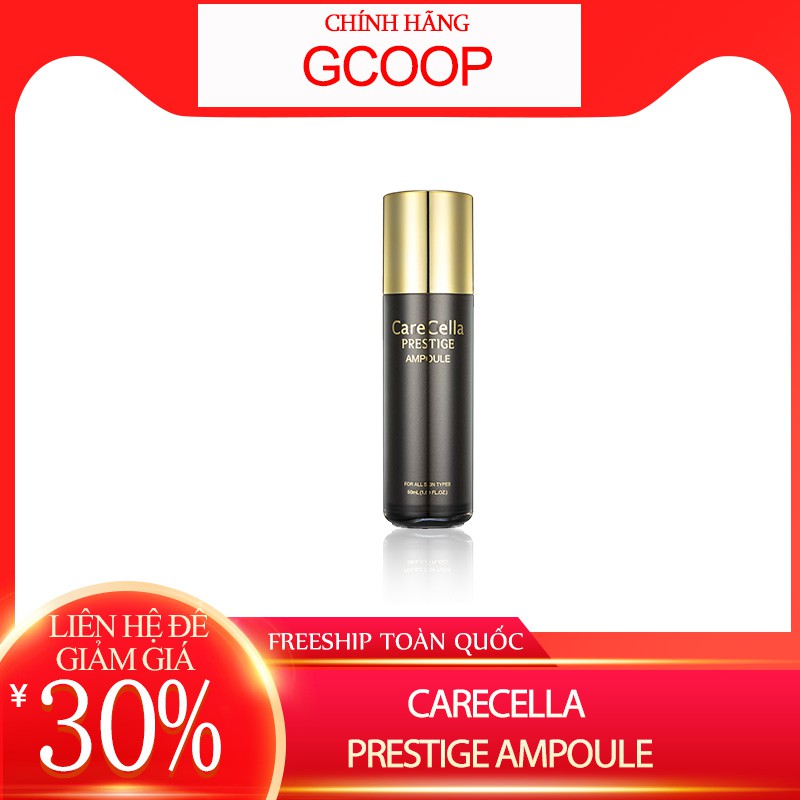 Tinh Chất Dưỡng Da CareCella Prestige Ampoule - Xuất xứ Hàn quốc - chứa 17 axit amin bảo vệ tăng đàn hội da