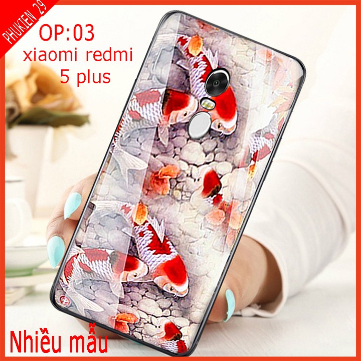 ỐP lưng kính 3D XIAOMI REDMI 5 PLUS , ỐP kính 3D thế hệ mới siêu sang Educae86