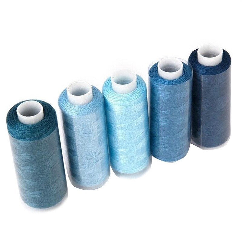 Cuộn chỉ may nhiều màu sắc chất liệu polyester tiện lợi