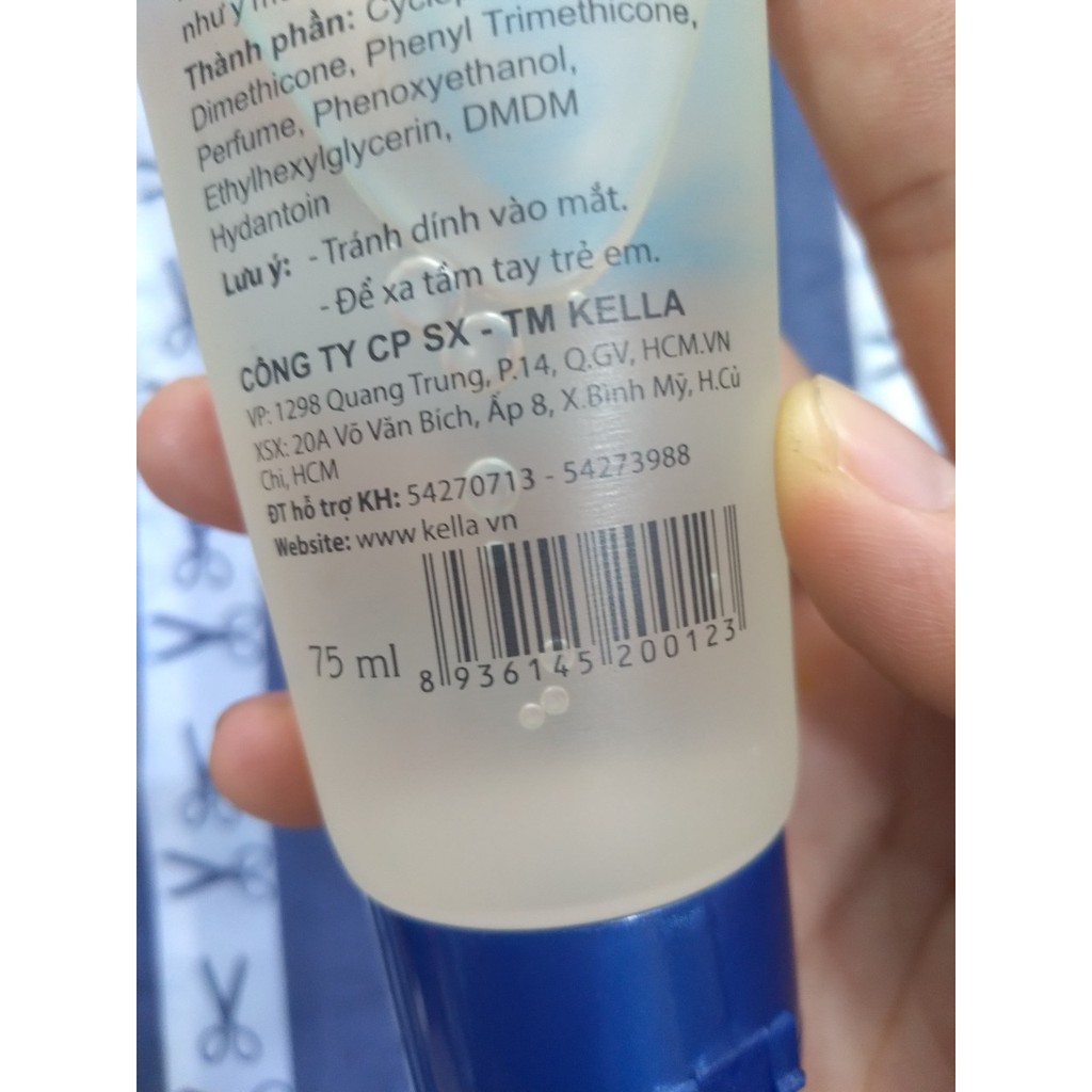 DẦU DƯỠNG BÓNG TÓC NGĂN NGỪA CHẺ NGỌN XƠ RỐI KELLA 75ML