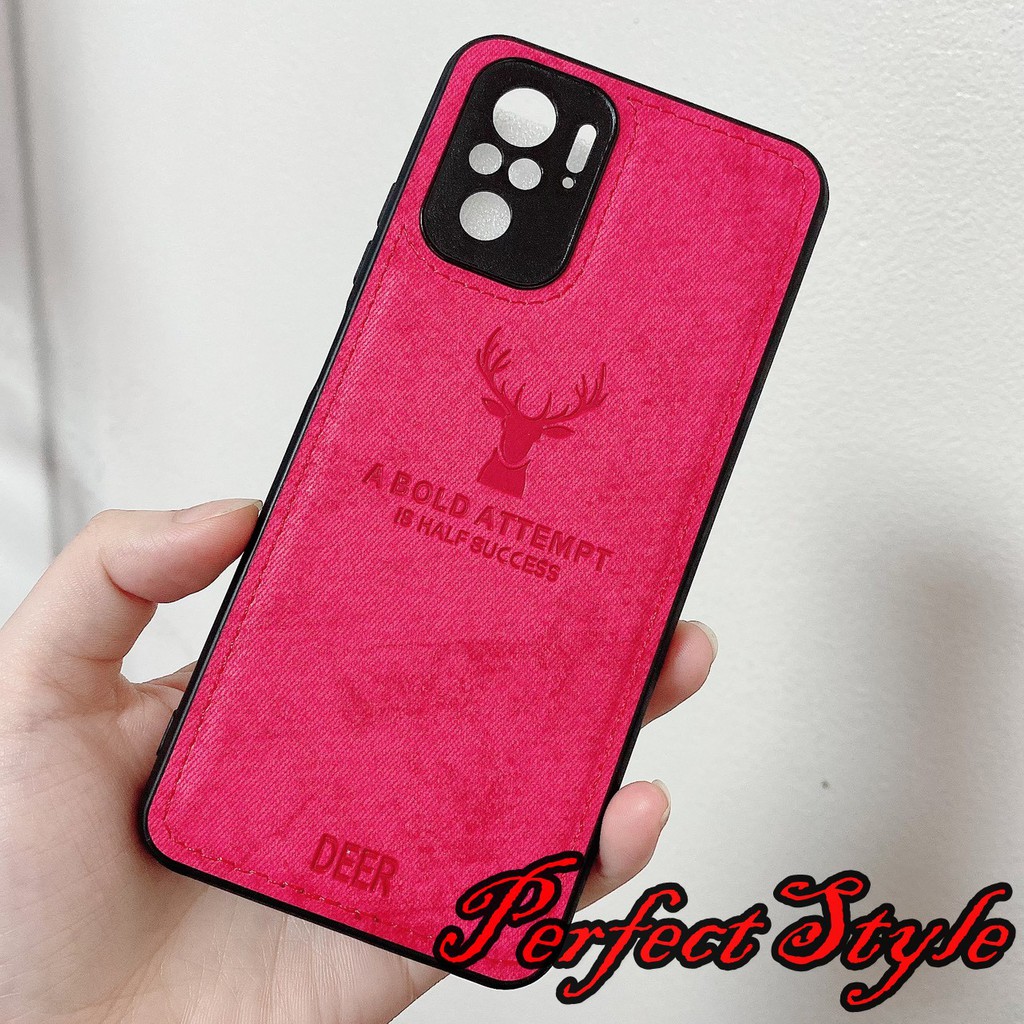 Ốp lưng Vải jean Họa tiết Deer cho Xiaomi redmi note 10 note 10 pro Redmi 10 Note 11 4g 11s note 11 pro Quốc tế