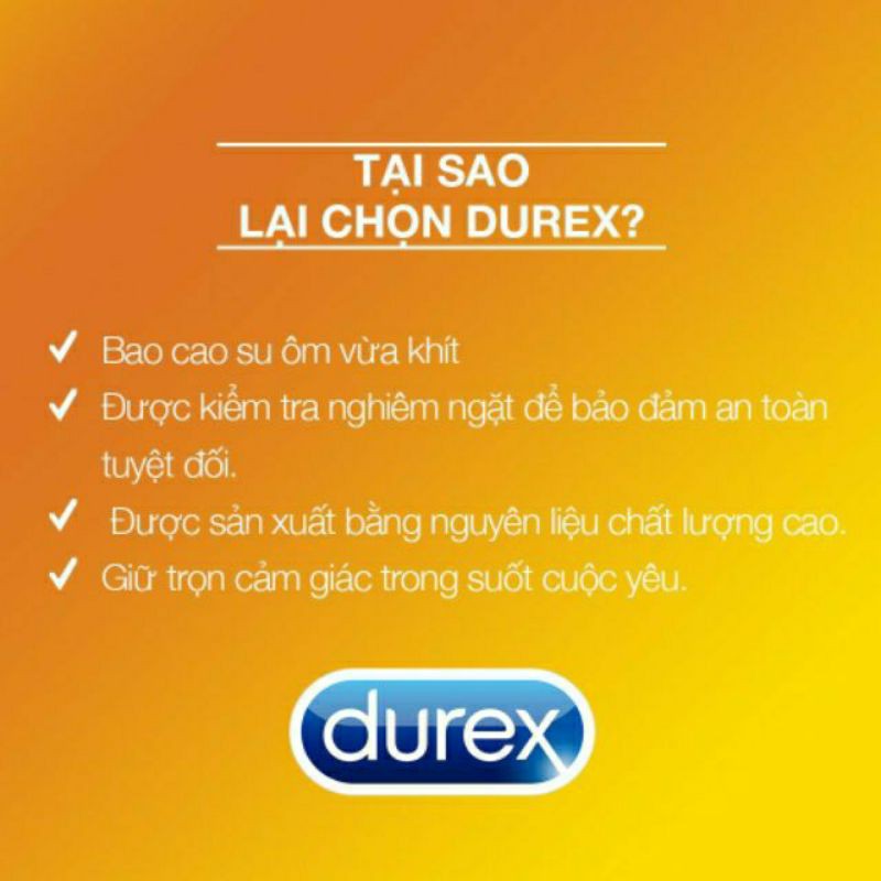 BAO CAO SU DUREX ⚡Cam Kết Giá Rẻ ⚡An toàn chất lượng Đủ loại