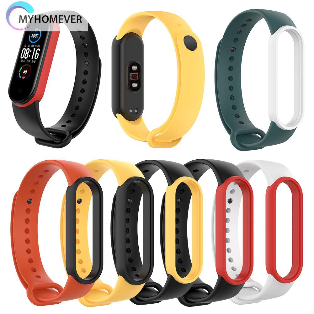 Dây Đeo Silicon Thay Thế Cho Đồng Hồ Thông Minh Xiaomi Mi Band 5 5 Nfc