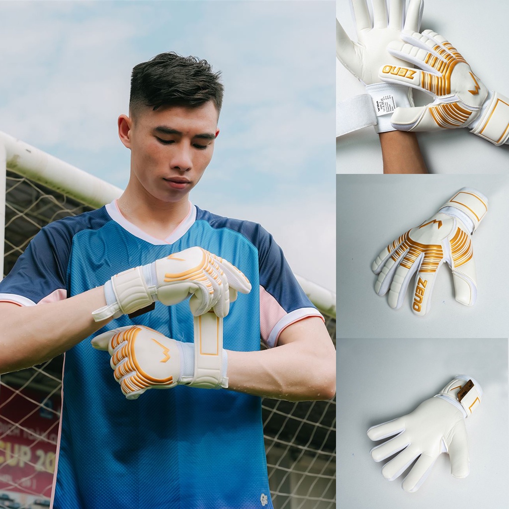 Găng Tay Thủ Môn WIKA Zeno x Quan Văn Chuẩn, Có Xương tháo rời được
