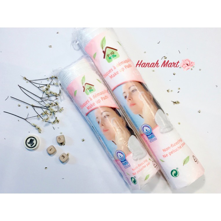 Hàng Châu Âu chất - Bông tẩy trang cotton cao cấp 120 miếng PHG Green Home | BigBuy360 - bigbuy360.vn