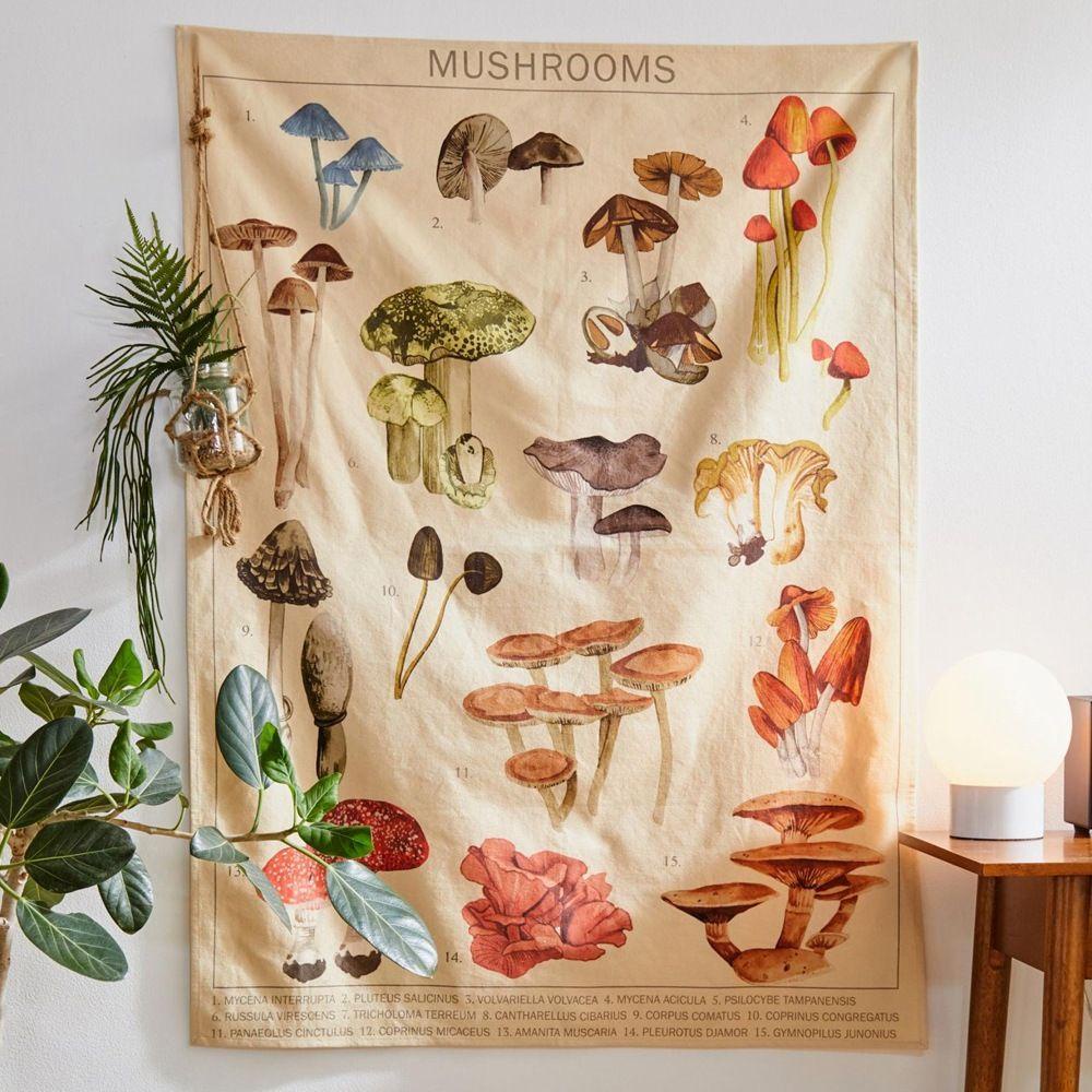 Thảm Treo Tường Hình Nấm Champignon