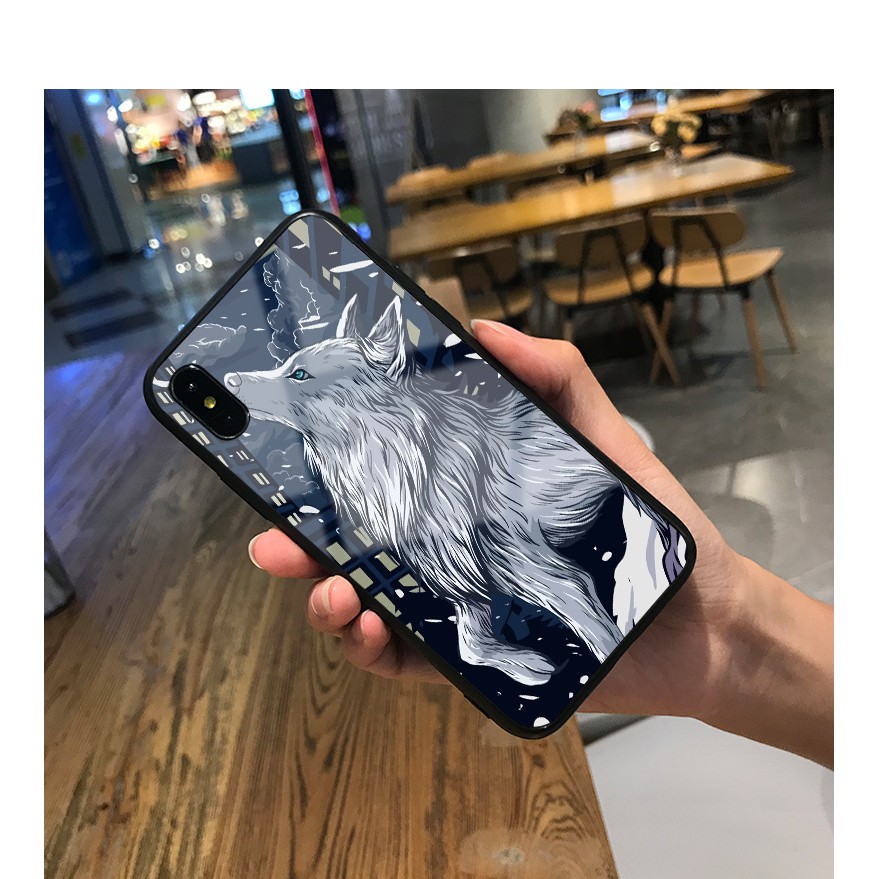 ỐP IPHONE LƯNG KÍNH -12 CON GIÁP dành cho ip 6 đến 13promax Dậu - Tuất - Hợi - k327