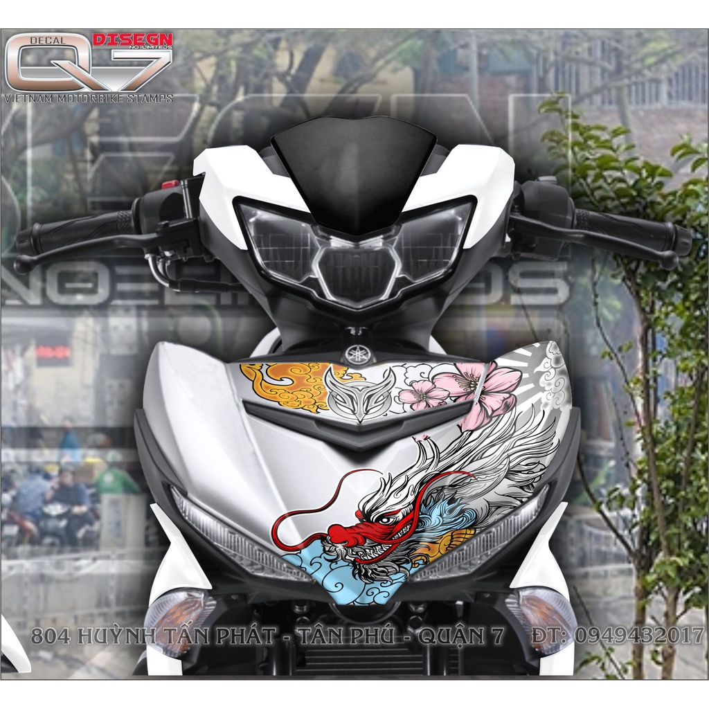 TEM RỜI EXCITER 150 XE TRẮNG