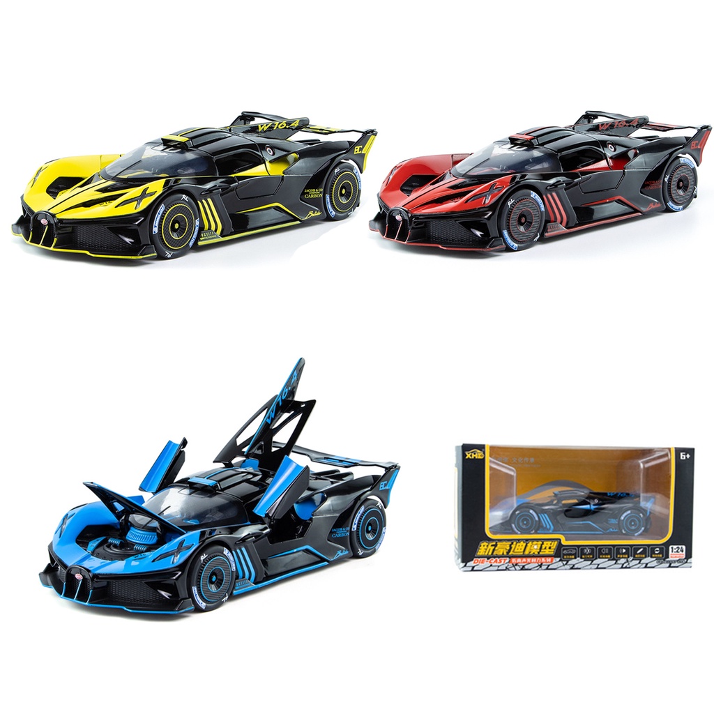 Mô hình xe Bugatti Bolide tỉ lệ 1:24 hãng XHD