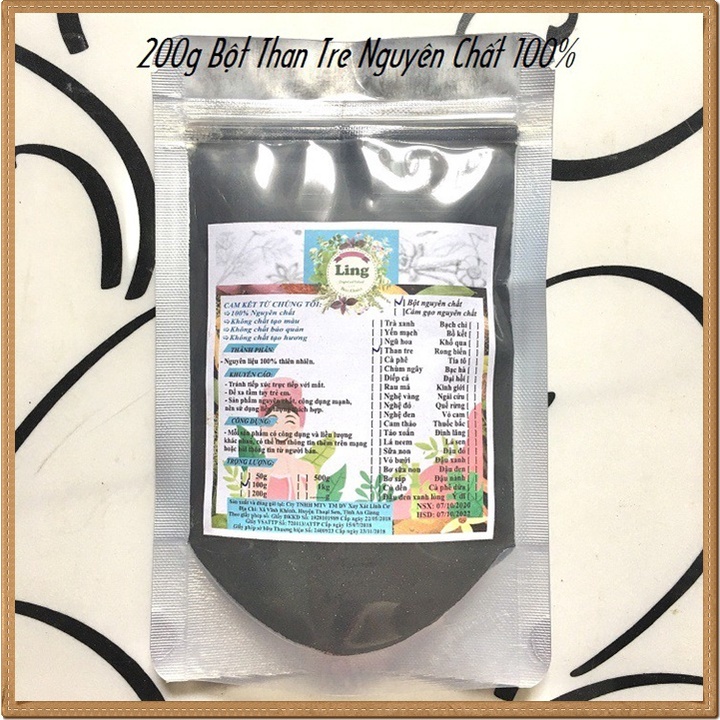 [Sỉ-Rẻ] Bột Thân Tre 200g nguyên chất thiên nhiên 100% có giấy VSATTP và ĐKKD dùng đa công dụng [Lẻ-Sỉ]