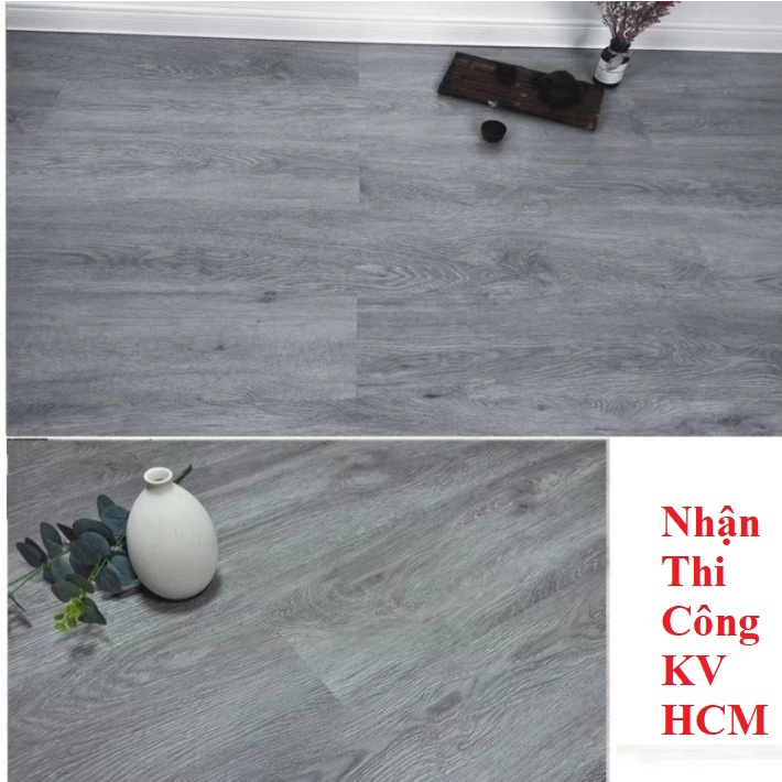 Tấm Sàn Nhựa Giả Gỗ Sẵn Keo, Kích Thước 45,5x15,4cm - Dày 2 ly Cao Cấp