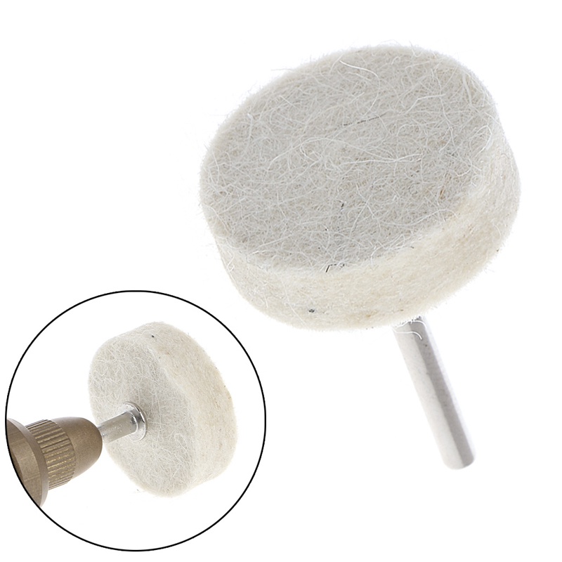 Bộ 50 Đệm Nỉ Đánh Bóng 13mm + 4 Đầu Mài 3.15 mm