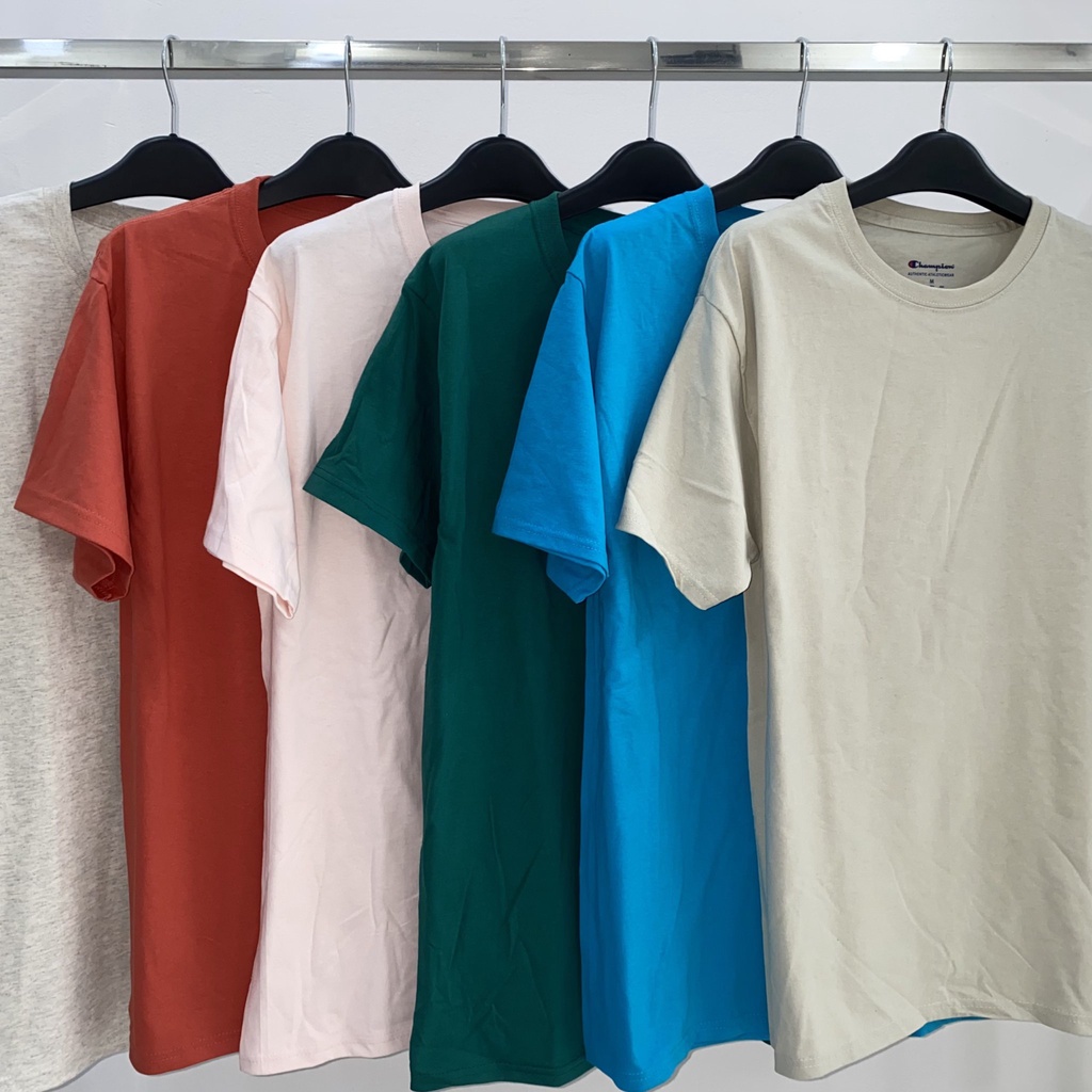 Áo thun unisex Champion Basic phối màu 2022