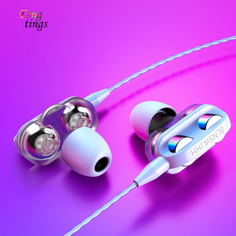 Tai nghe nhét tai thể thao âm thanh siêu trầm có mic