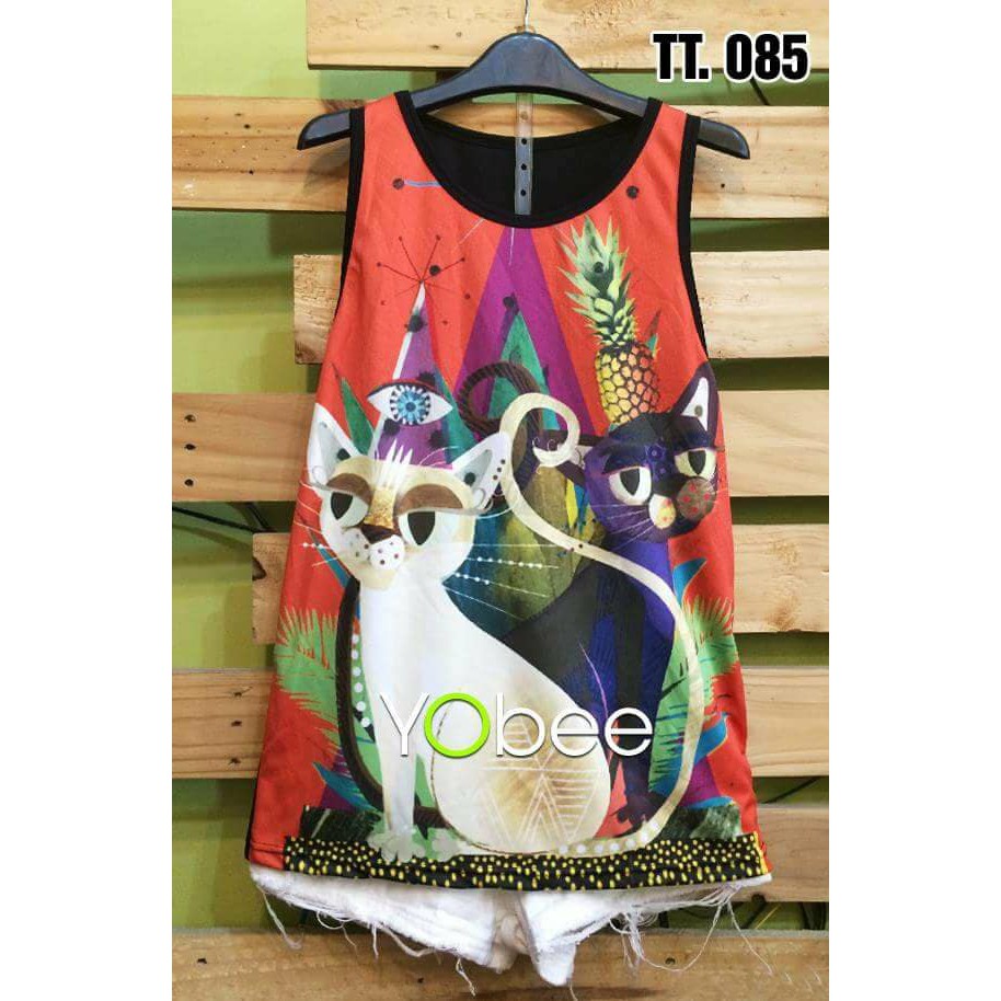 Áo tank top in 3D nam nữ