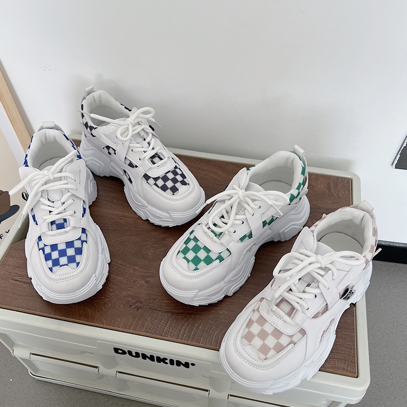 Giày Thể Thao Sneaker Nam Nữ Đế Cao Su Đúc Cao 4cm Cao Cấp Full Box Hot Trend 2022