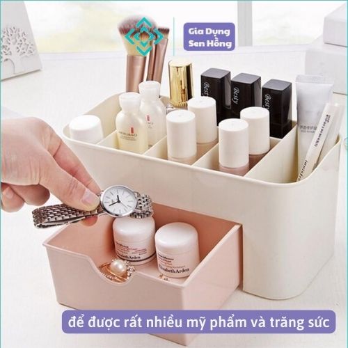 Kệ mỹ phẩm mini nhiều ngăn tiện dụng , kệ mỹ phẩm mini để bàn giúp bàn làm việc gọn gàng hơn