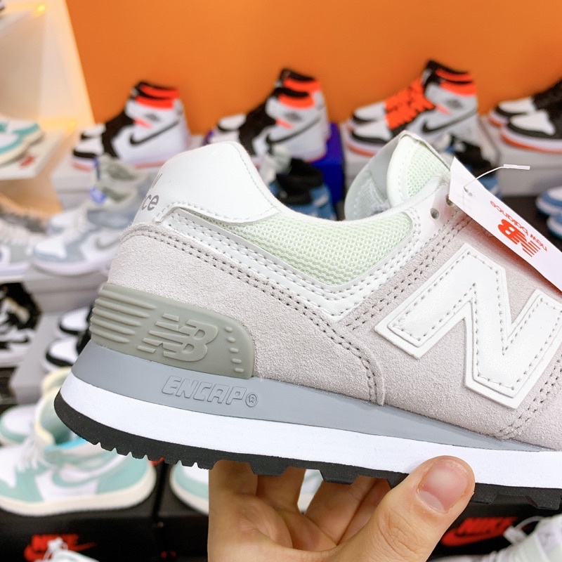 [ẢNH THẬT] Giày Thể Thao NB 574 Xám Trắng Cao Cấp, Giầy Newbalance574 Grey Hot hit