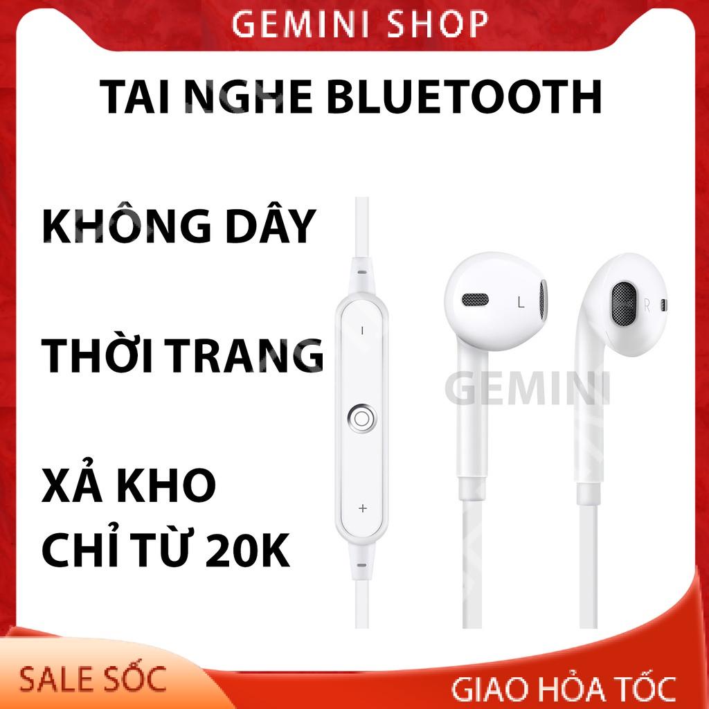 Tai nghe Bluetooth Sport 6 có mic đàm thoại no box S6 GEMINI SHOP