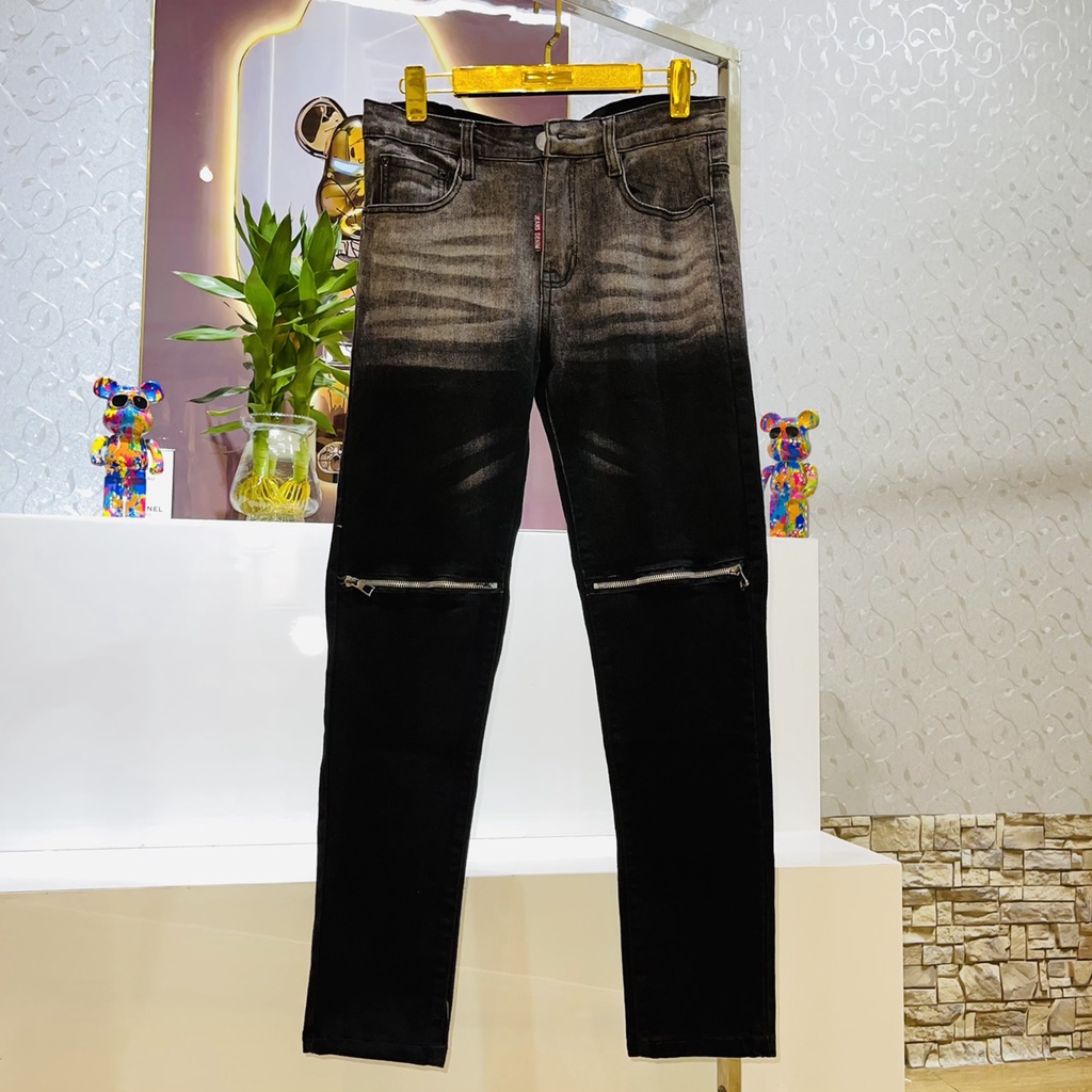 Quần Khóa Gối Khóa Dọc+khóa Loang Nam Cao Cấp,Thời Trang Nam Chất Liệu Co Dãn
