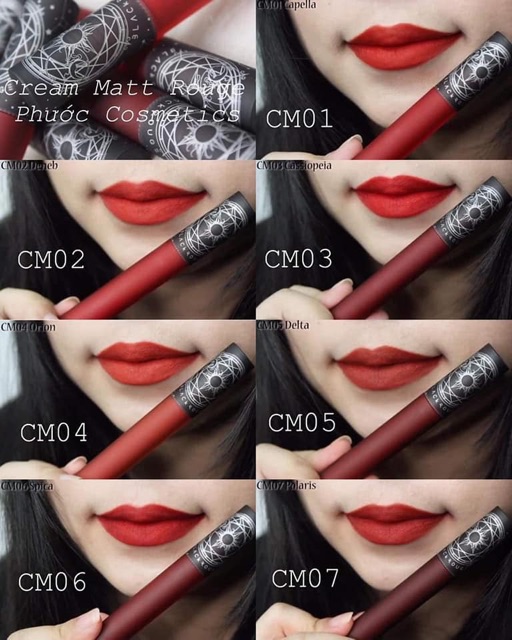 [CM01-CM12] Son kem lì Black Rouge Cream Matt Rouge | Tarot | BigBuy360 - bigbuy360.vn