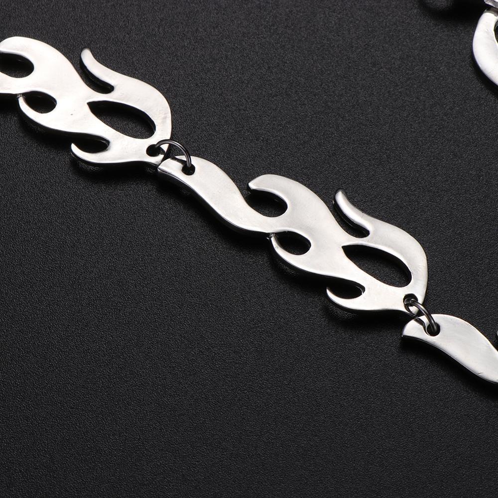 Vòng cổ Hình Ngọn Lửa Phong Cách Punk Hip Hop Thời Trang