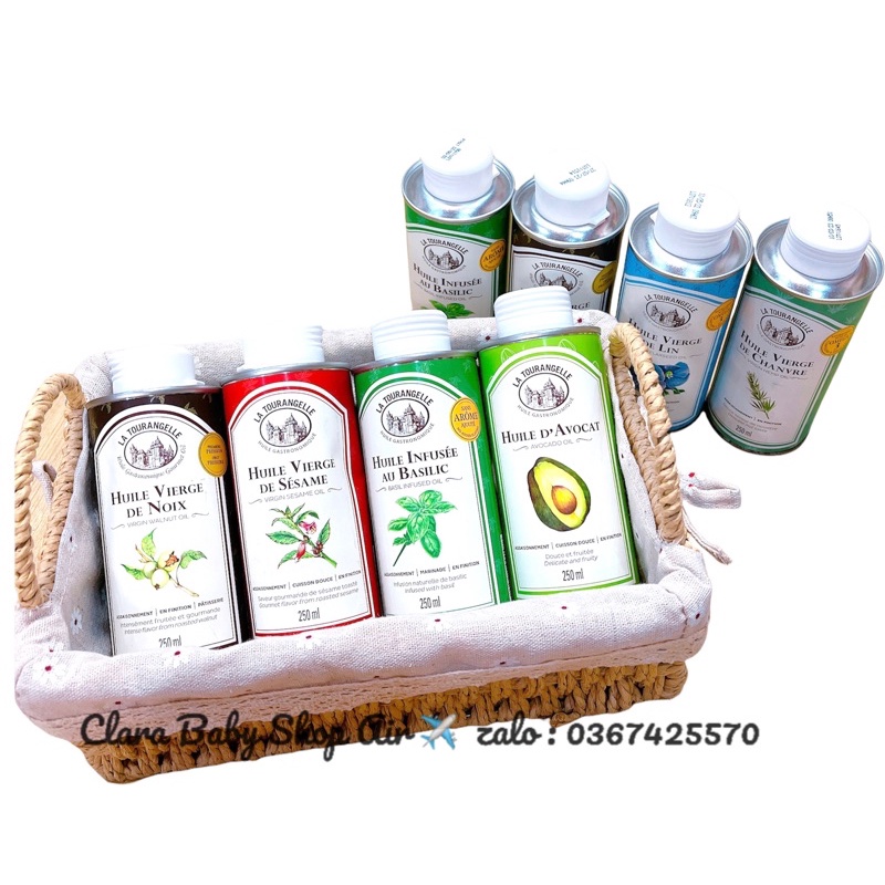 (Air/bill date 2023) Dầu La Tourangelle Avocado Oil 250ml của Pháp
