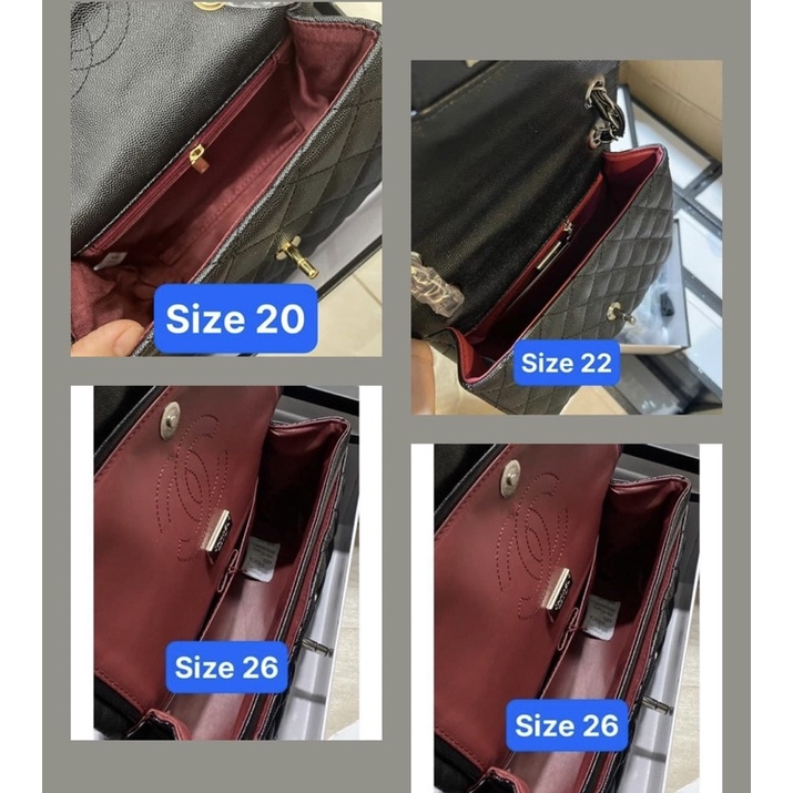Túi nữ da hạt size 22, 26 có hộp