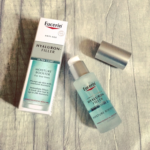 (Date 04/2023) Eucerin Tinh Chất Cấp Ẩm &amp; Ngăn Ngừa Lão Hóa Hyaluron-Filler Moisture Booster 30ml Tặng KCN 7ml