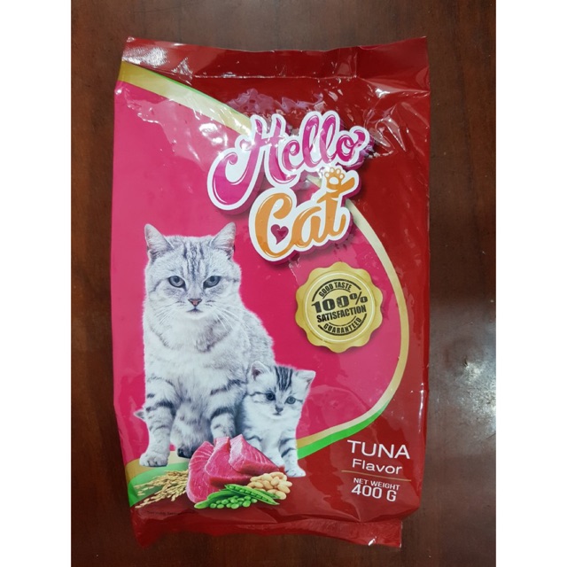 Thức ăn hạt khô cho mèo Hello Cat gói 400g