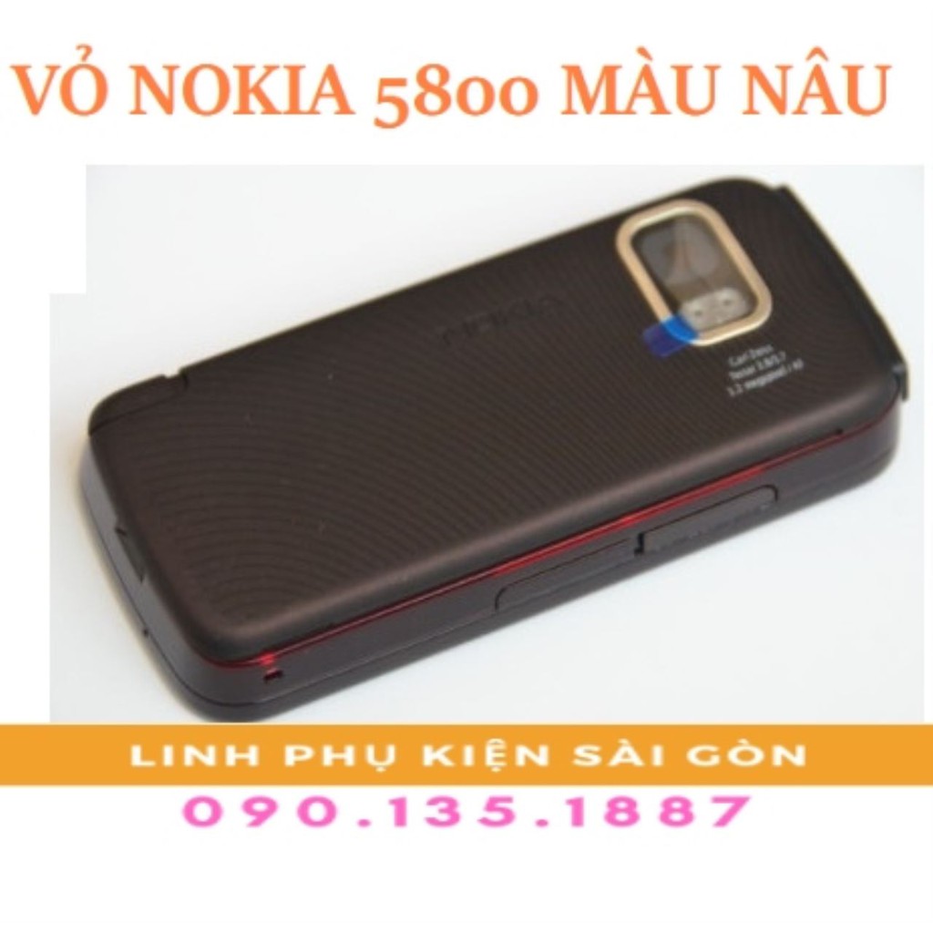 VỎ NOKIA 5800 MÀU NÂU