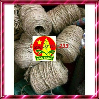 Dây thừng trang trí 2mm cuộn to hơn 100m loại đay tốt