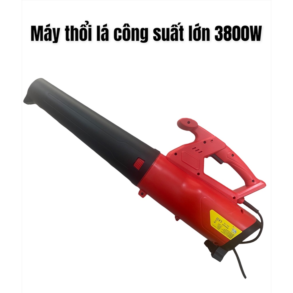 Máy Thổi Bụi - Thổi Lá 3800W dùng điện Siêu mạnh - Điều chỉnh tốc độ 6 cấp - Bảo hành 12 tháng