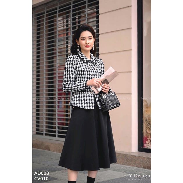 Áo dạ viền cổ- AD008