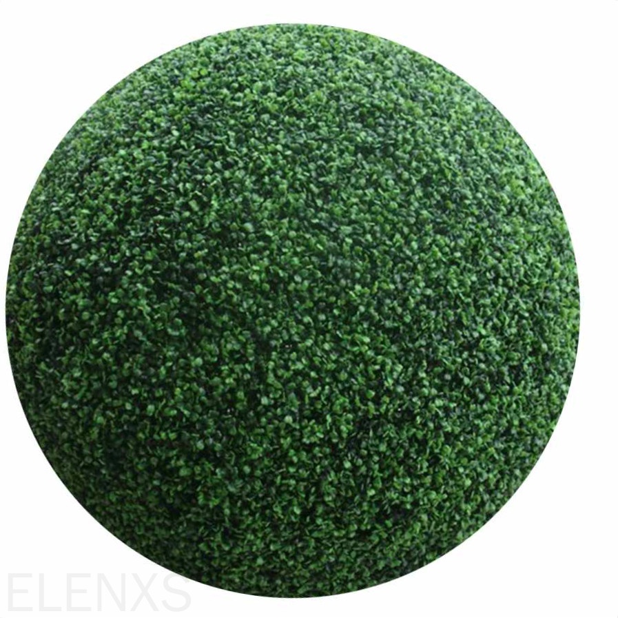 Simulate Green Grass Ball Artificial Grasses Plastic Green Plant Fake Flowers Home Garden Decoration ELEN