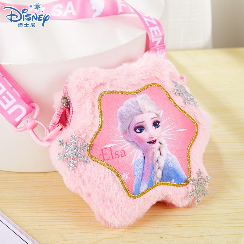 Disney Túi Đeo Chéo Hình Công Chúa Elsa Dễ Thương Cho Bé Gái