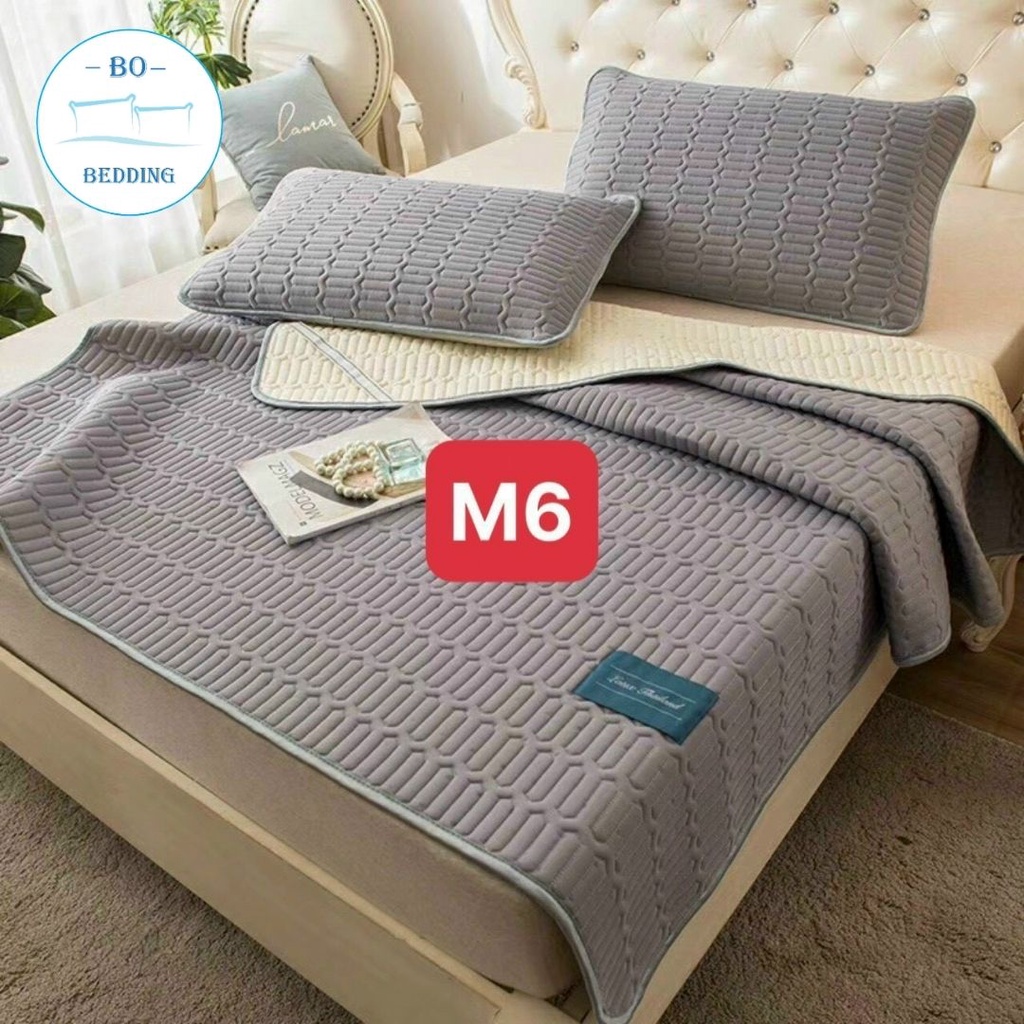 Chiếu Cao Su 3D Tencel Kháng Khuẩn Siêu Êm Ái Chiếu Điều Hoà Thoáng Khí