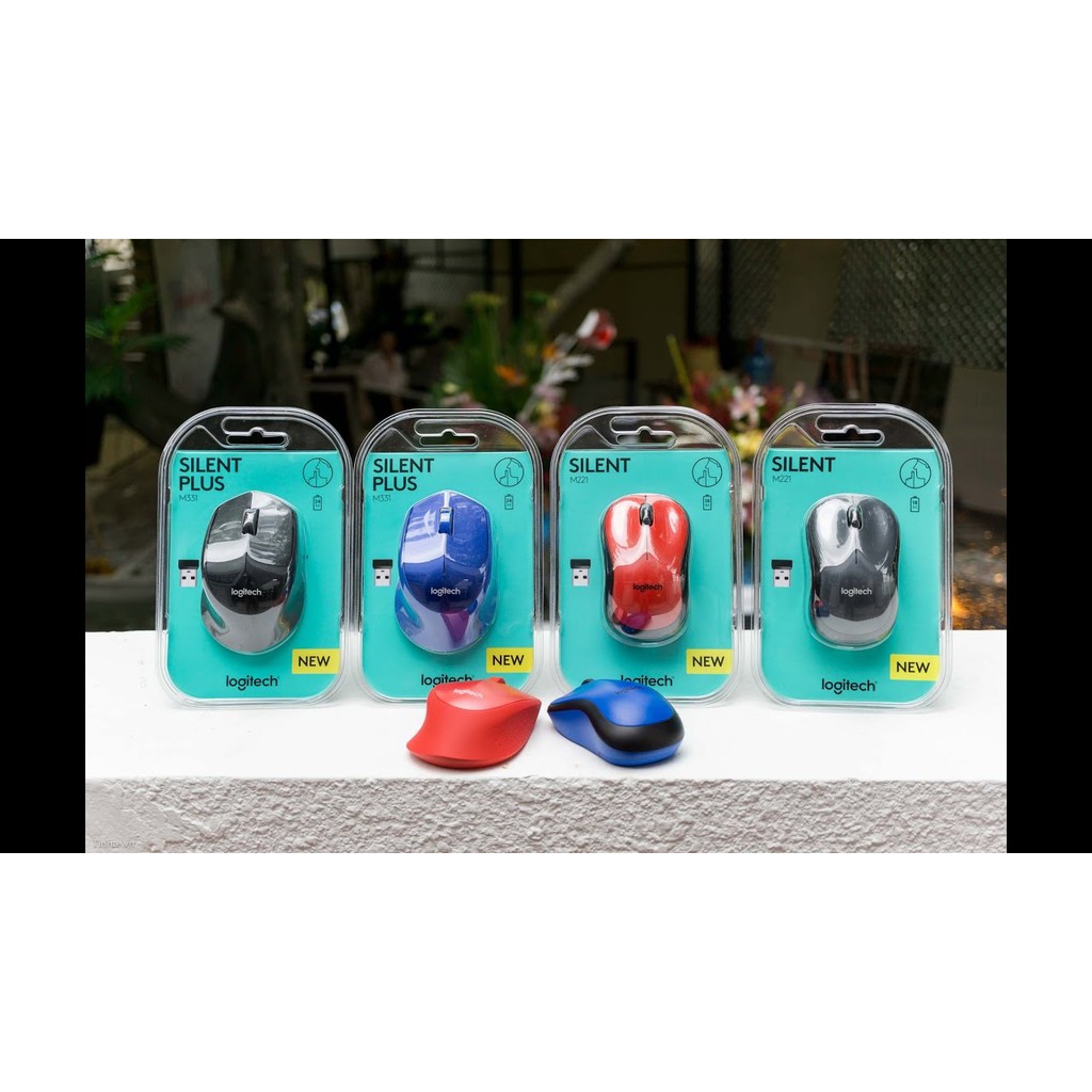 Chuột không dây Logitech M331 SILENT - chính hãng